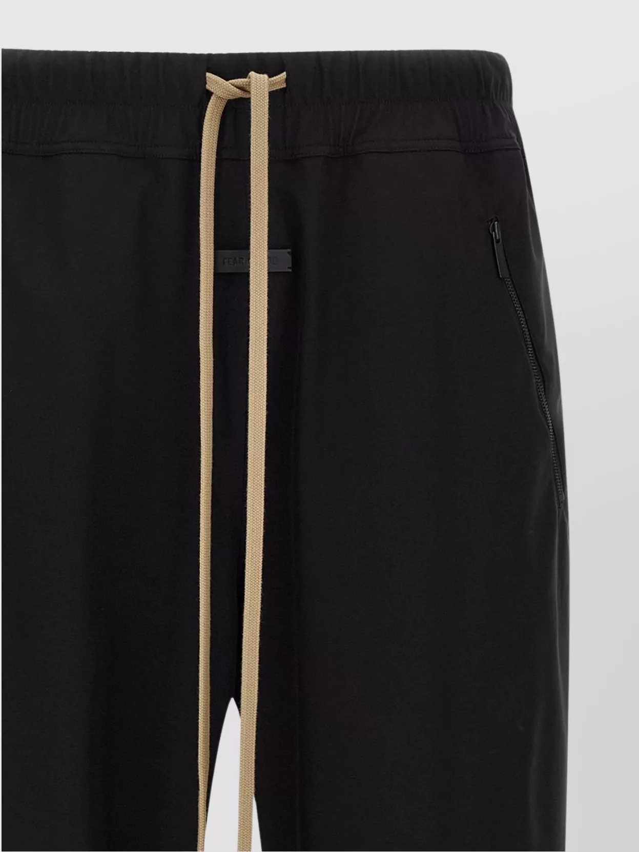 Fear Of God Elastic Waistband Trackpant Joggers With Side Zip Pockets