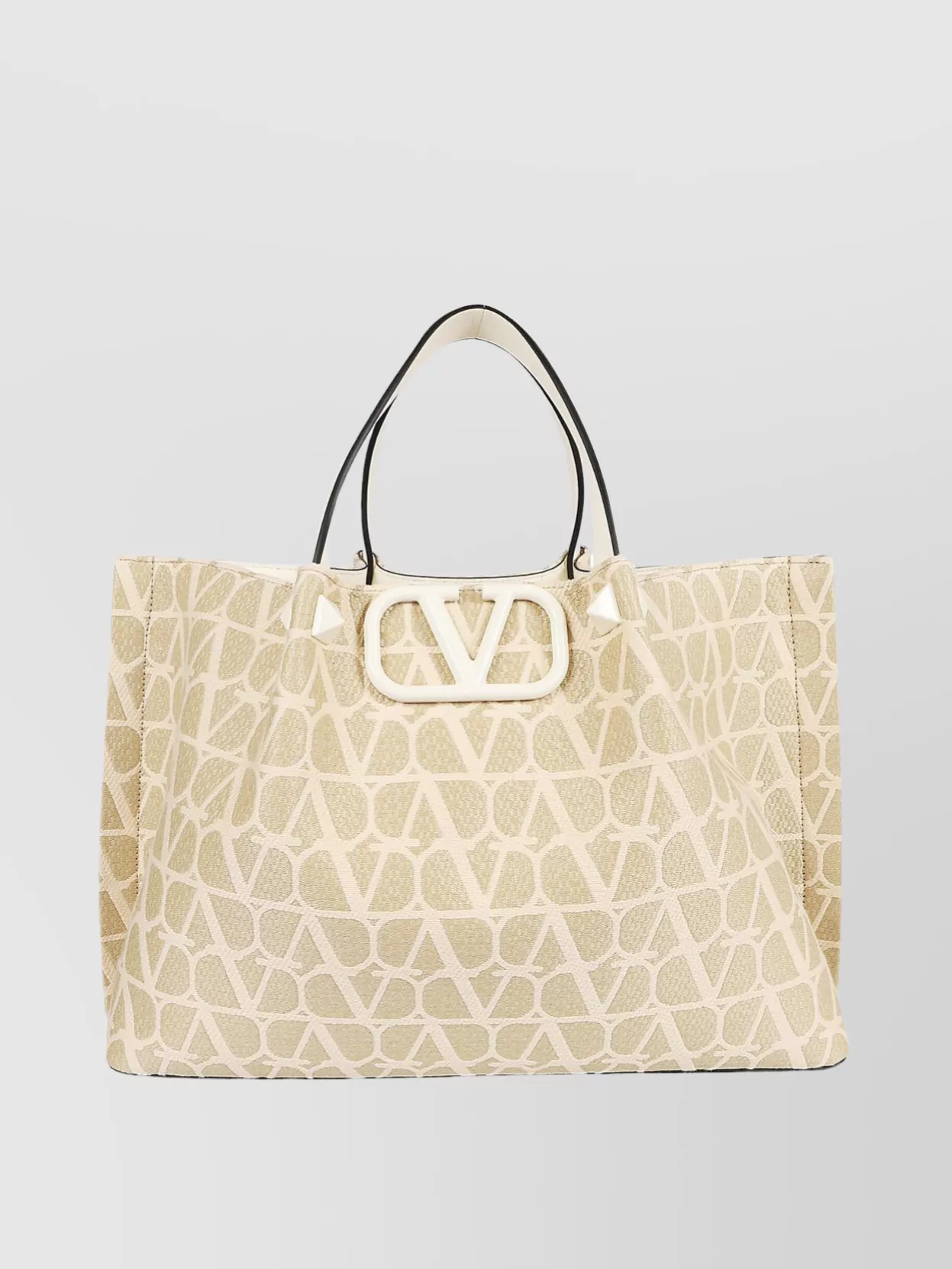 Shop Valentino Signature Monogram Tote Bag