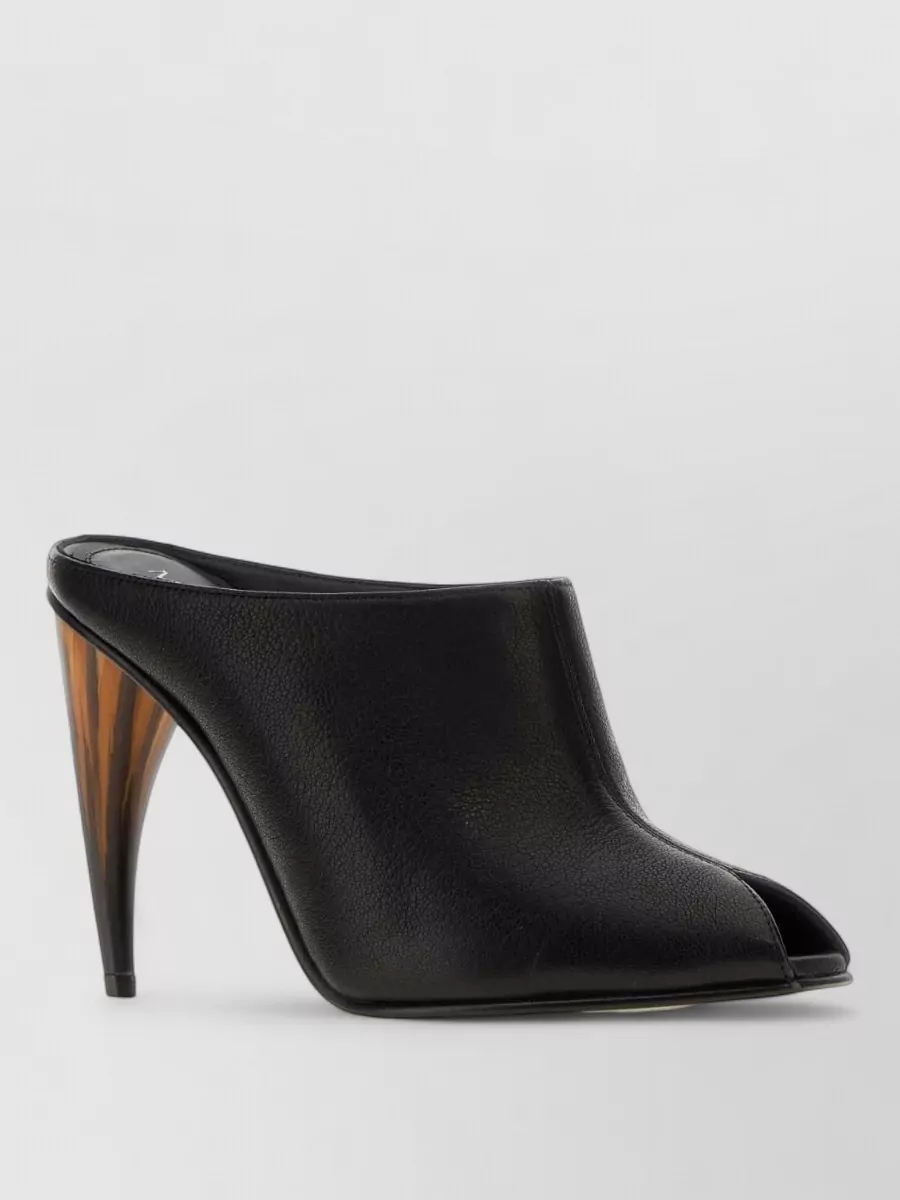 Alexander McQueen leather mules