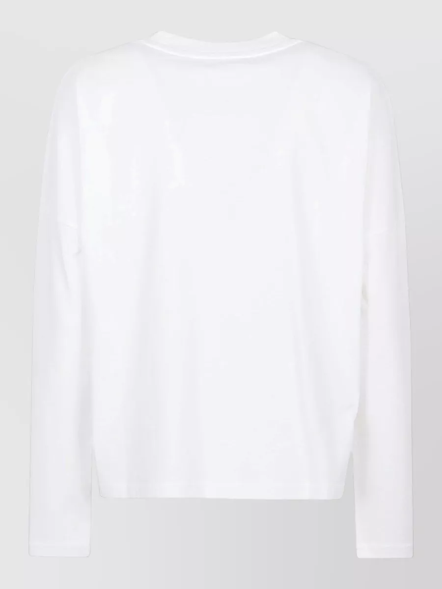 Closed Organic Cotton Crewneck Short-Sleeve Knitted Top