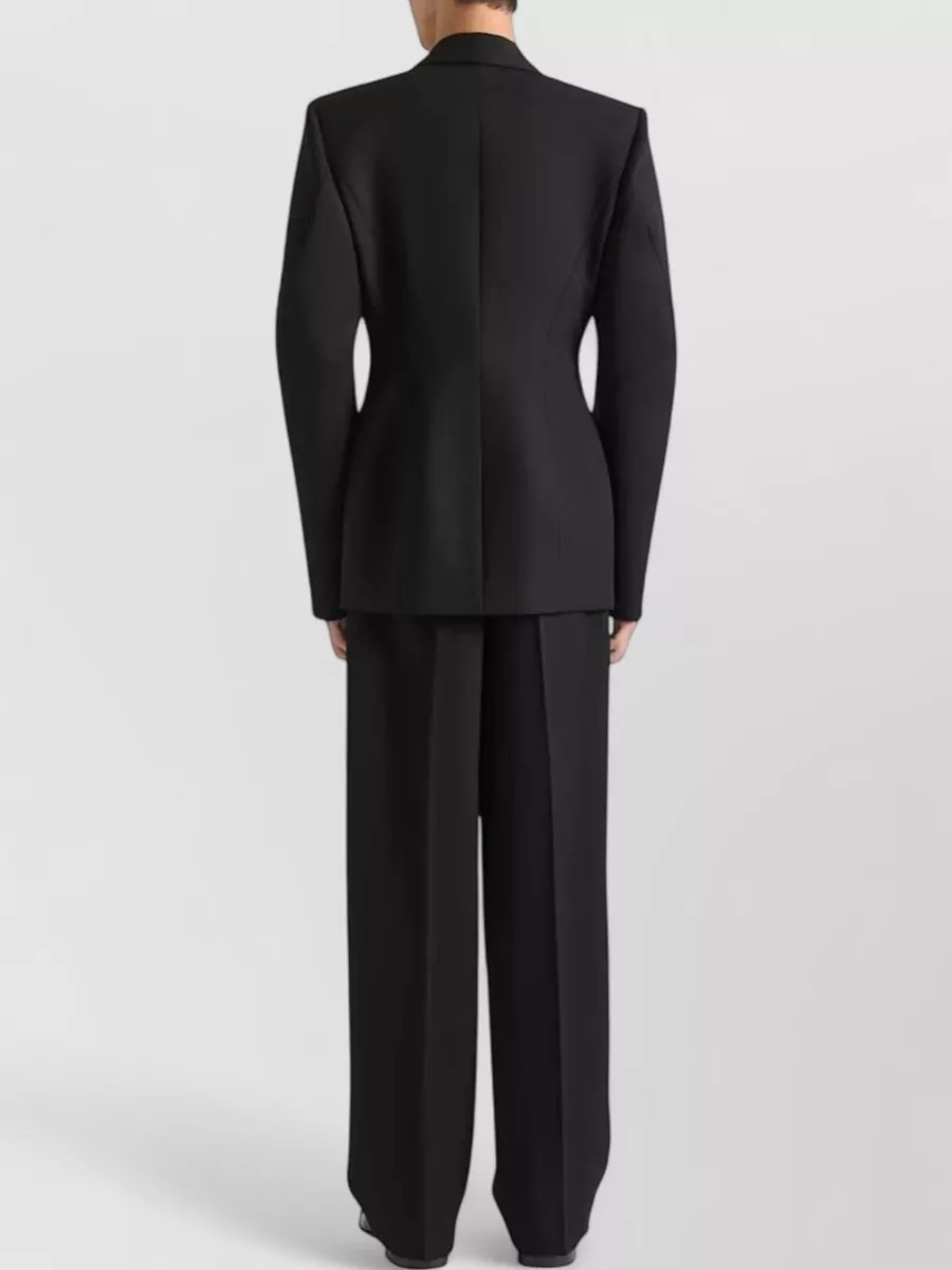 Givenchy Wool Double-Pleated Tailored Trousers