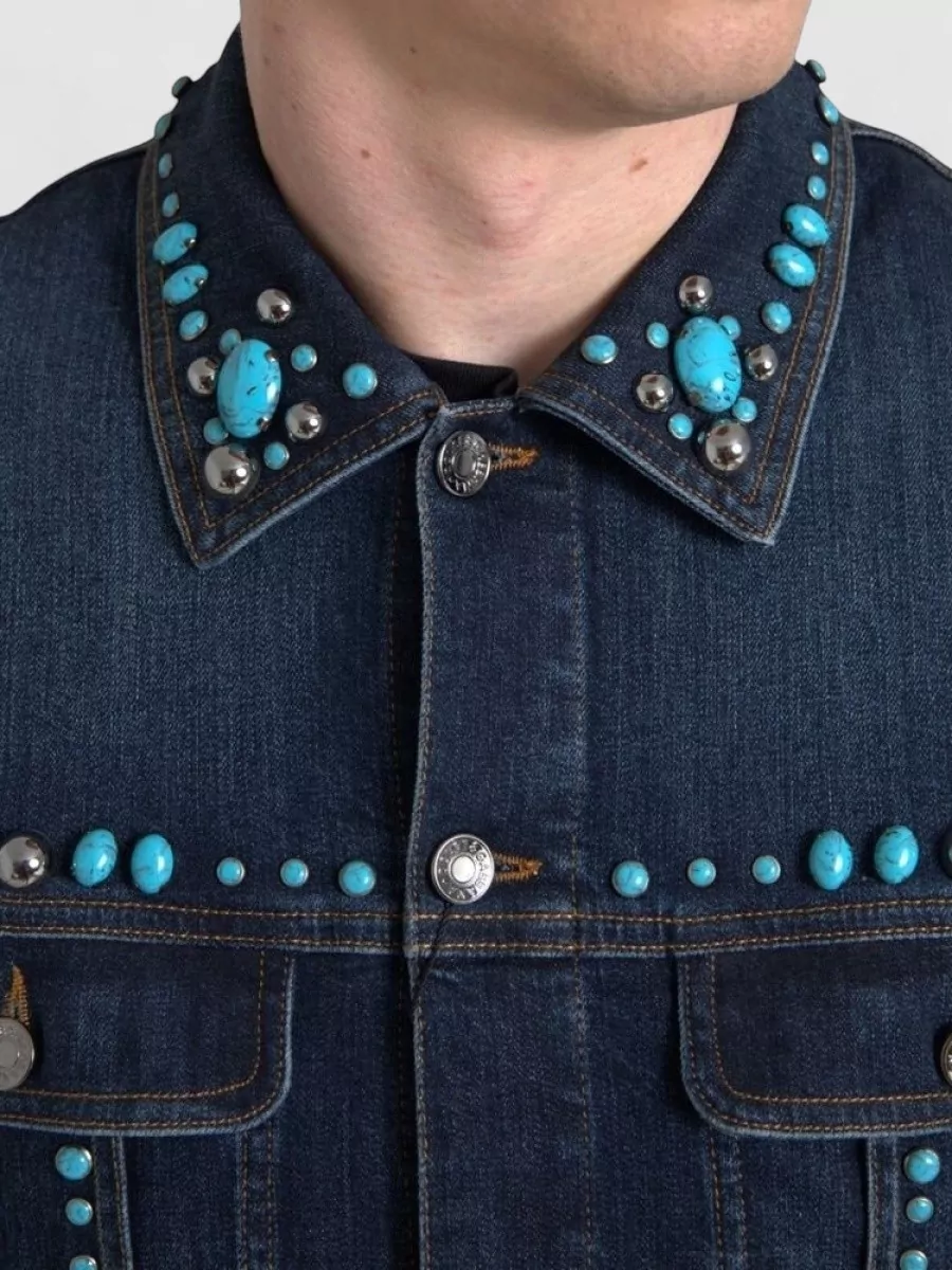 Dolce&Gabbana studded denim jacket