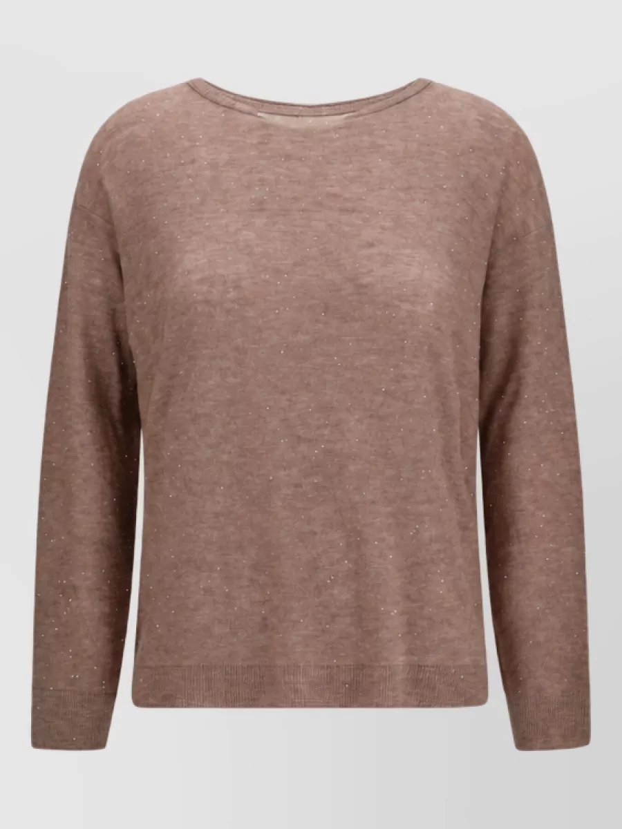 Fabiana Filippi wool sequin-embellished sweatshirt