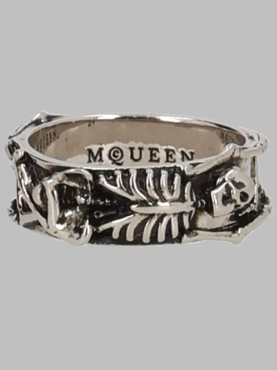 Alexander McQueen brass ring