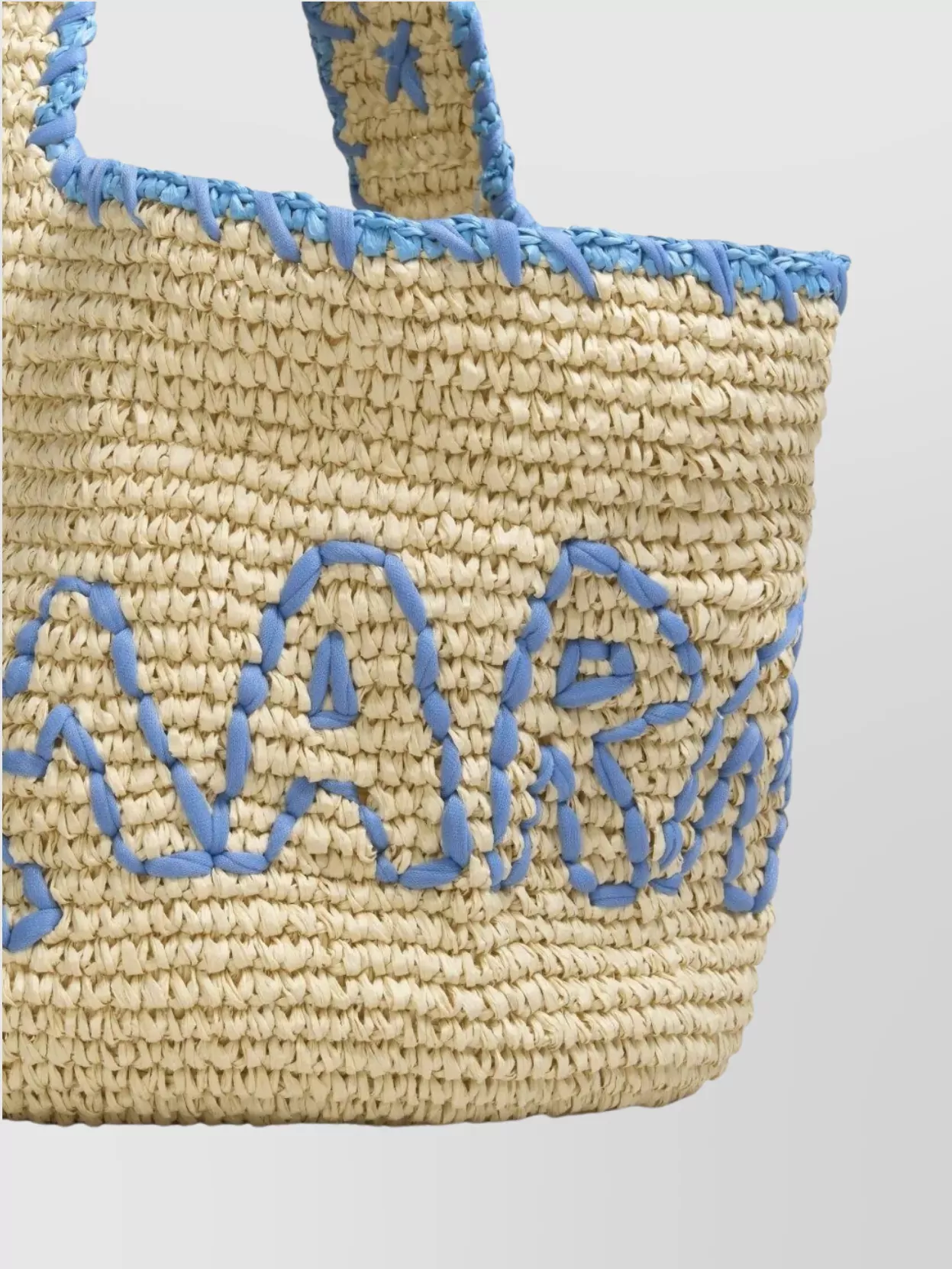 Marni Medium Woven Shoulder Bag Trim