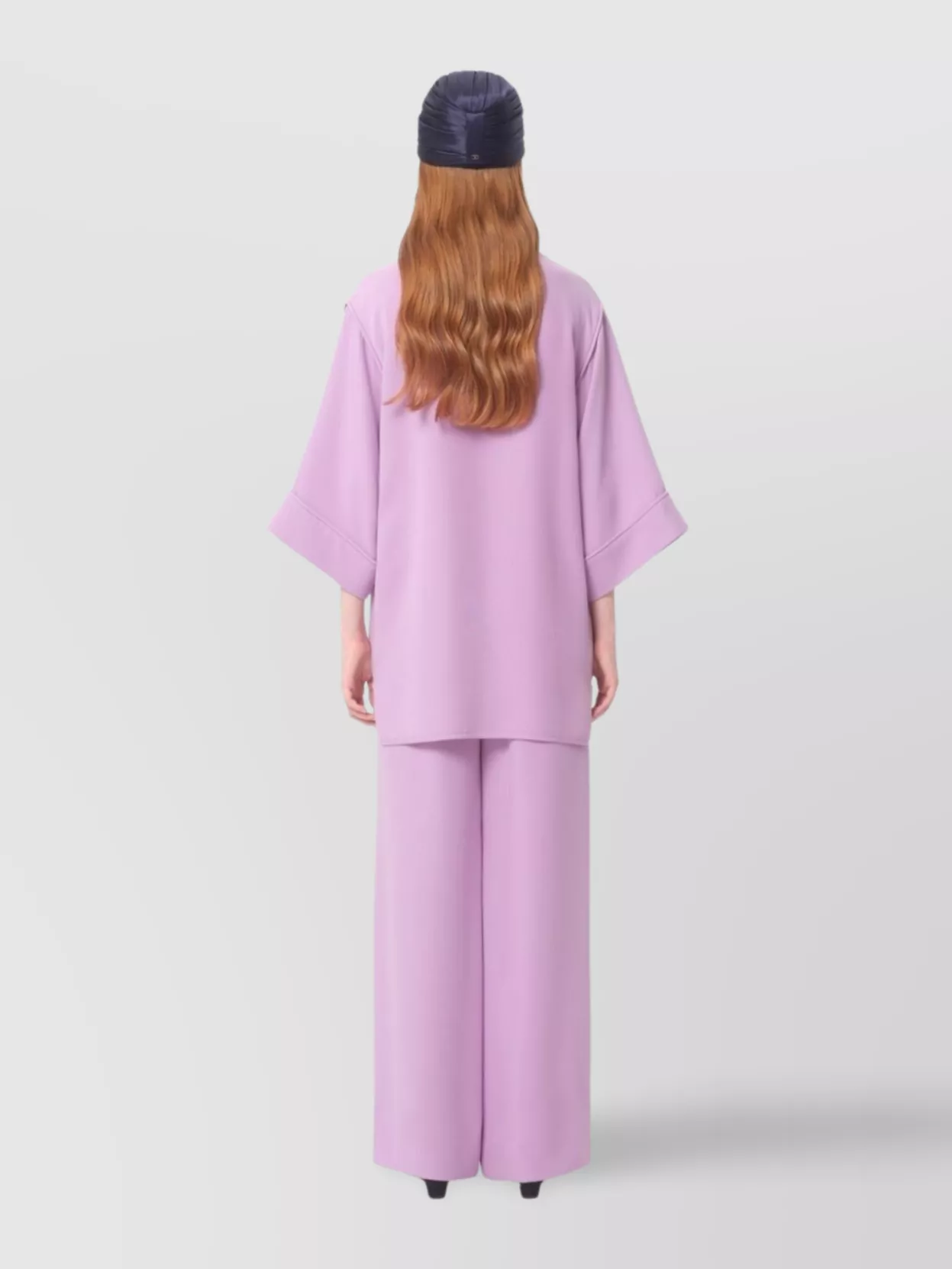 Valentino Light Purple Vlogo Mini Dress