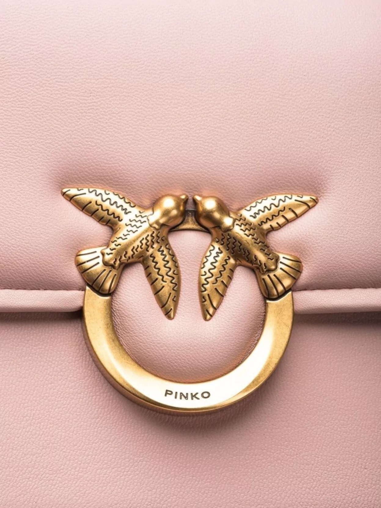 Pinko Love Bag Leather Shoulder Bag
