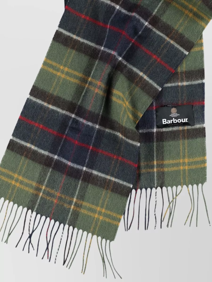 Barbour Checked Scarf