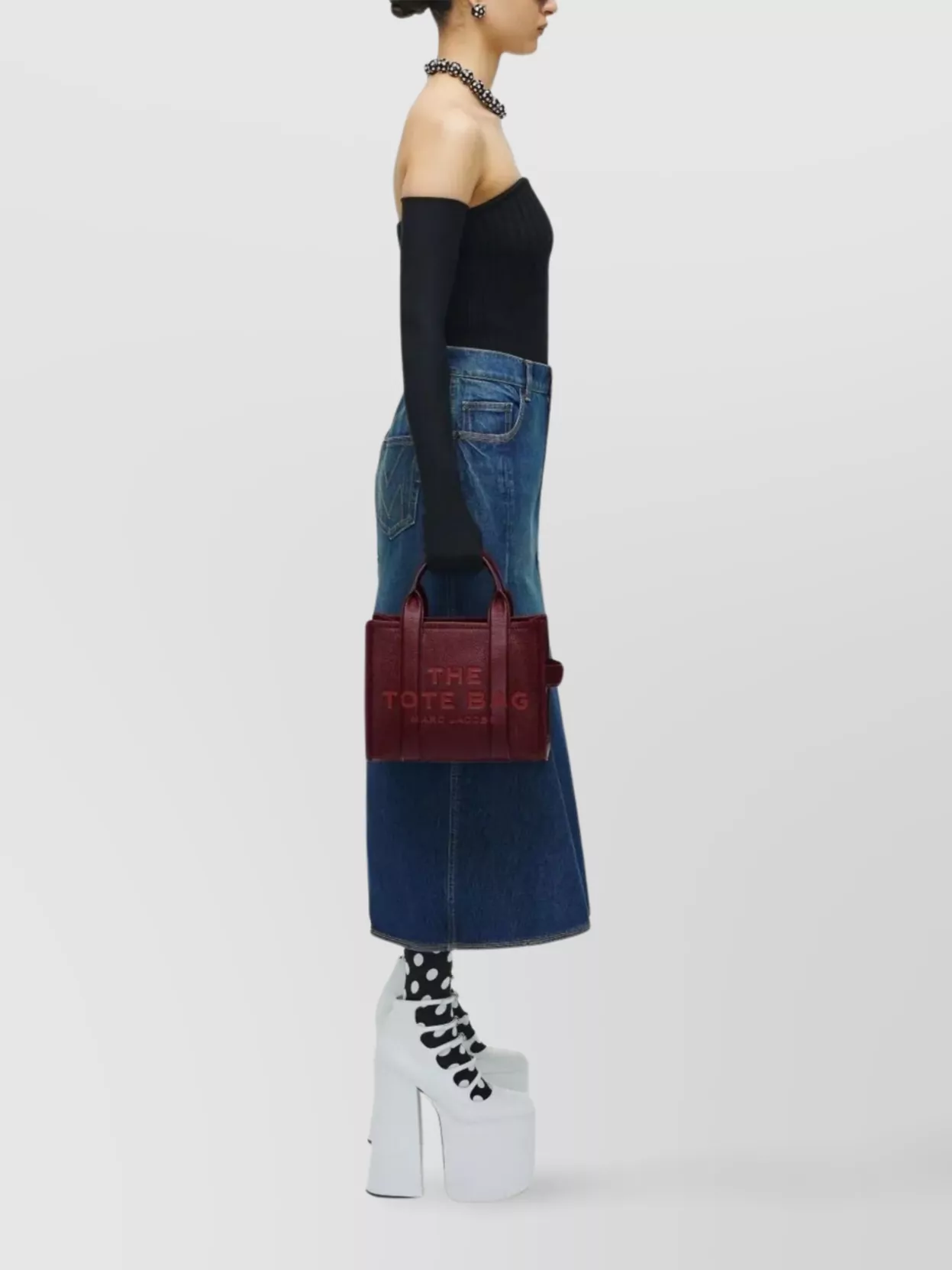 Marc Jacobs Small Leather Tote Bag