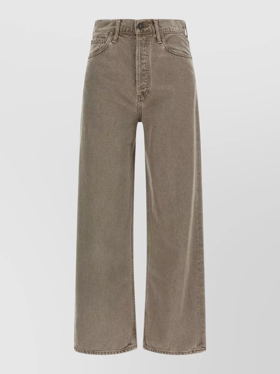 Agolde Denim Ren Flyweight High-Rise Wide-Leg Jeans
