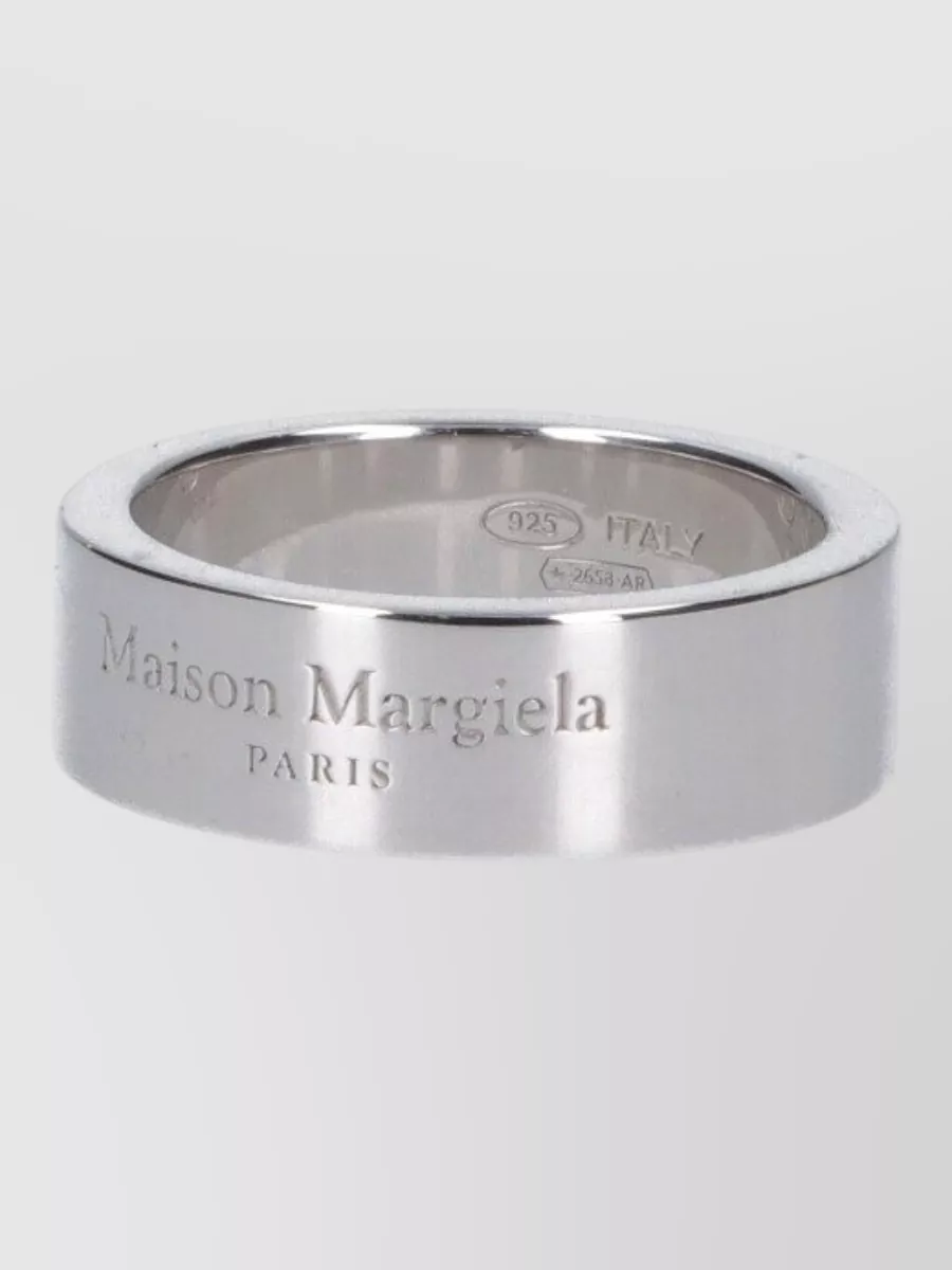 Maison Margiela Silver Logo Ring