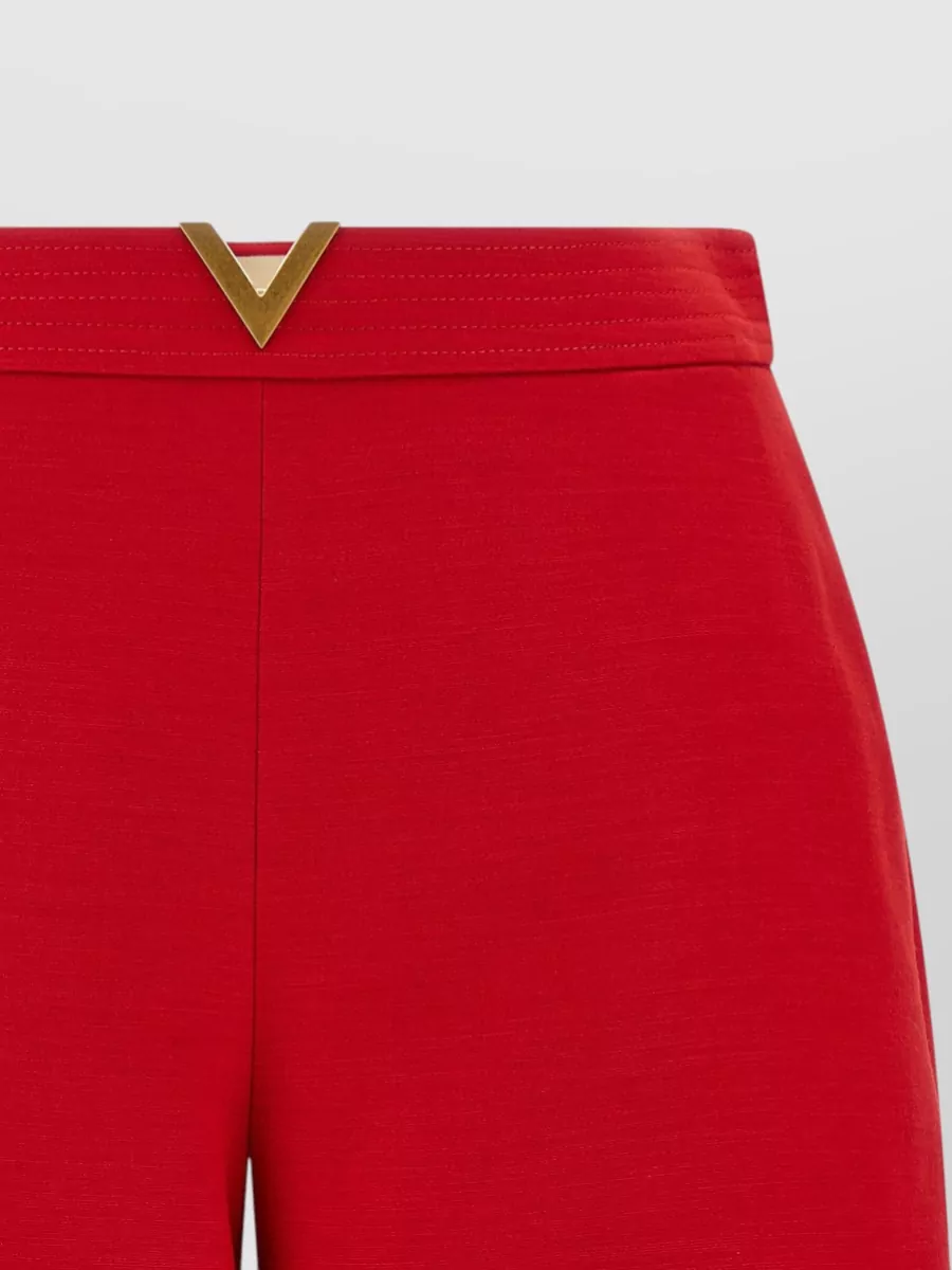 Valentino Garavani Silk Tailored Shorts