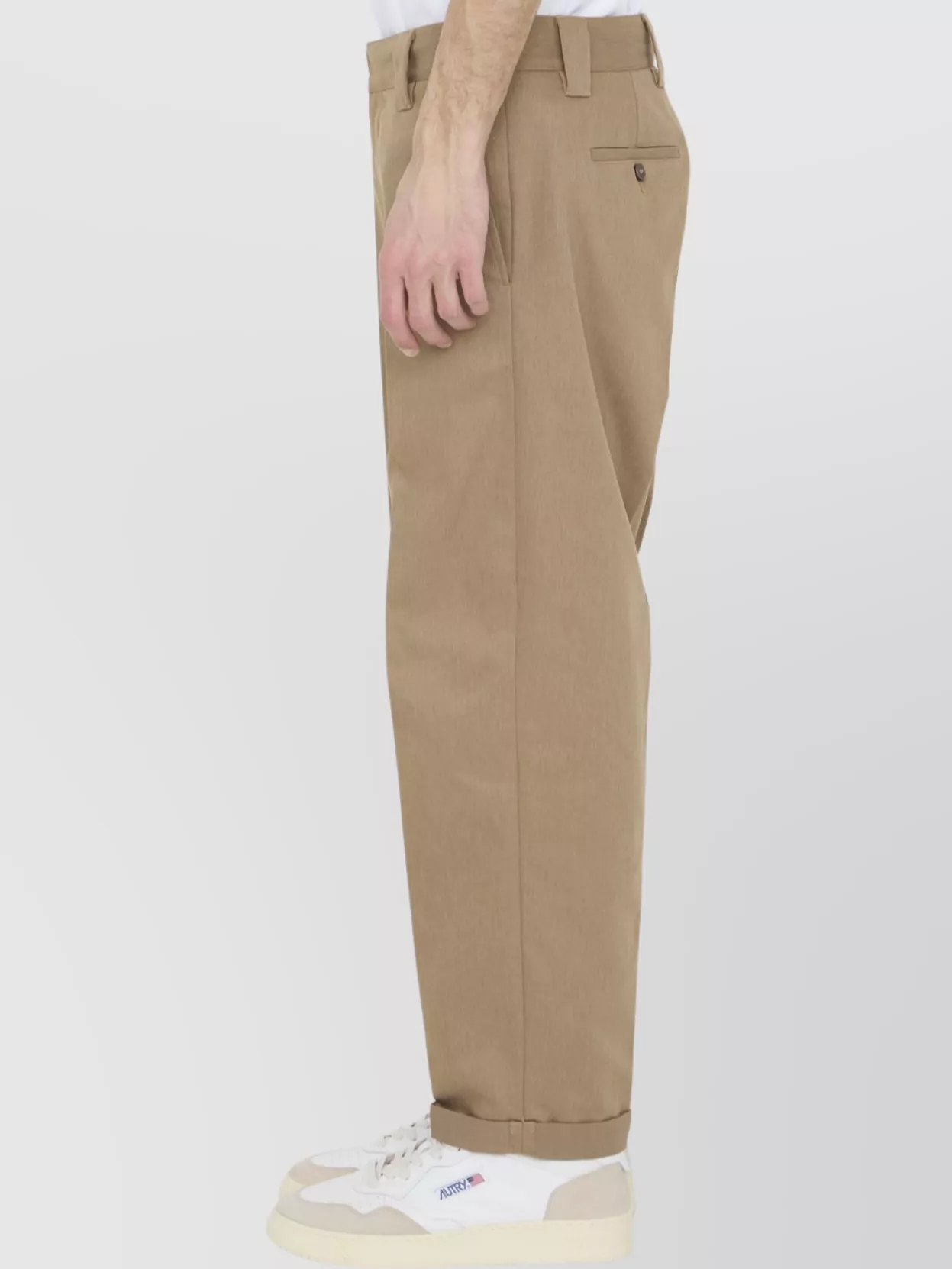 Golden Goose Straight-Leg Cotton Blend Trousers