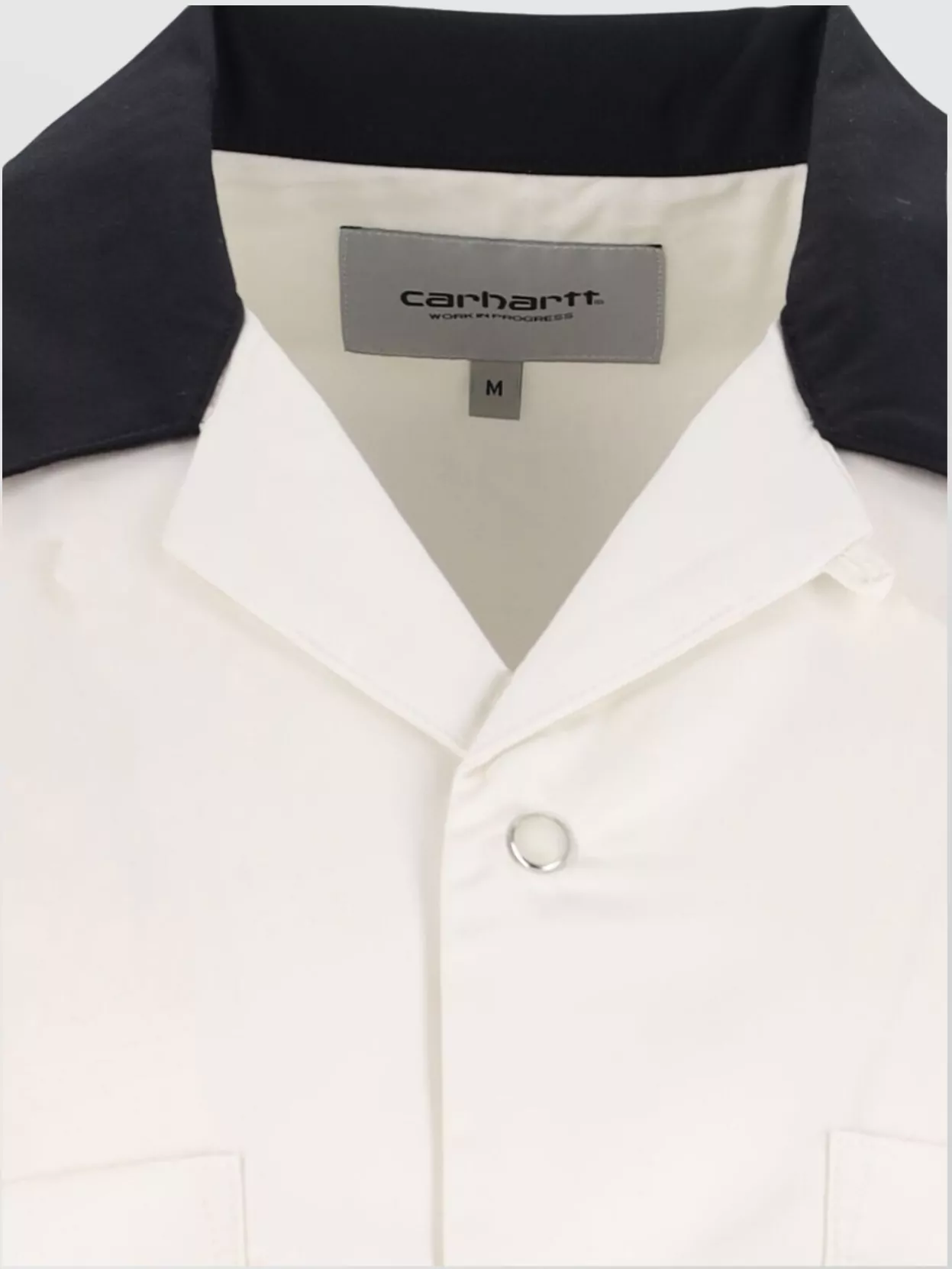 Carhartt Wip Casual Shirt With Contrast Collar And Front Pockets