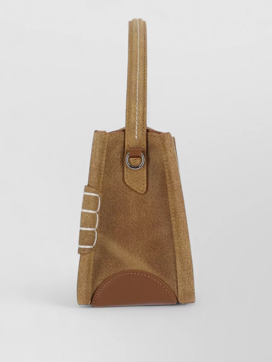 Jw Anderson Crossbody Bag Suede Top Handle Strap