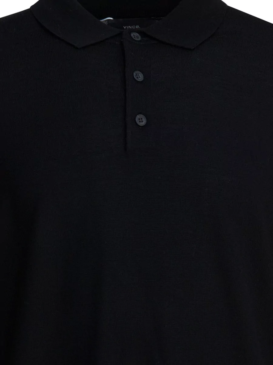 Vince Merino Wool Polo Jumper