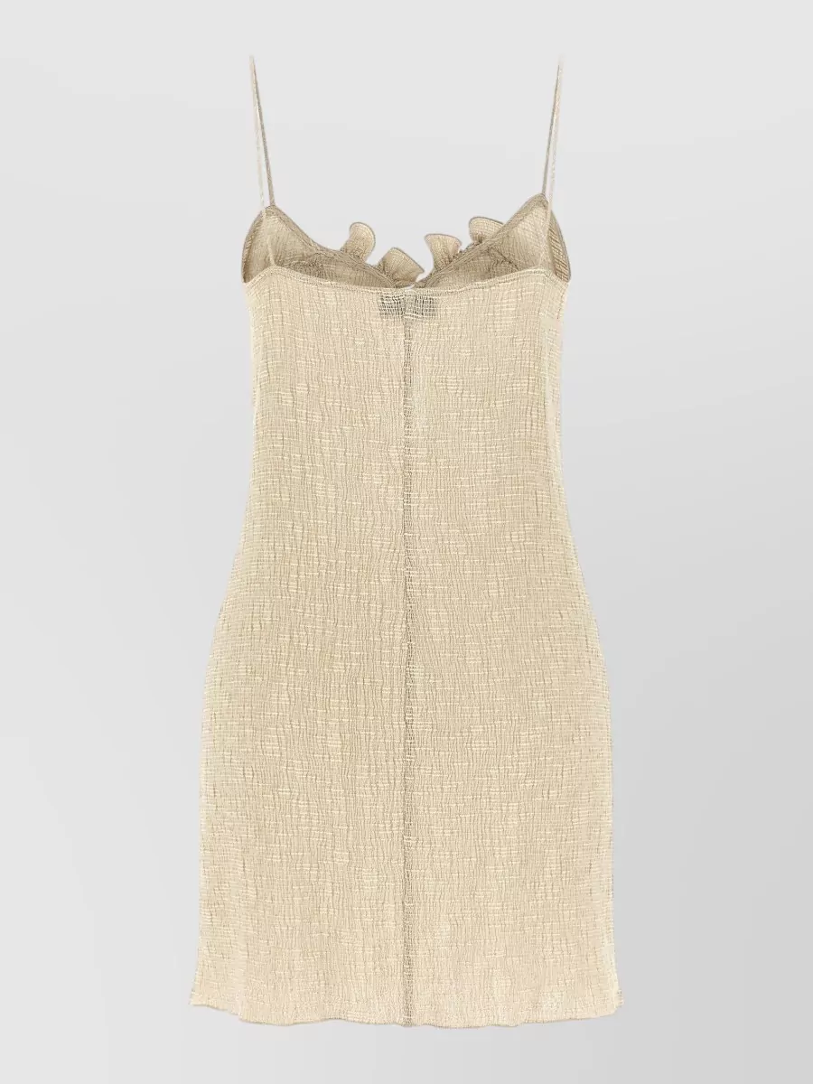 Magda Butrym Crepe Sleeveless Mini Dress