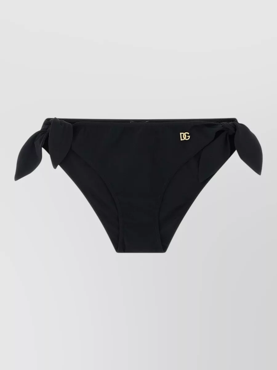 Dolce&Gabbana Dg Logo Bikini Briefs Side Tie