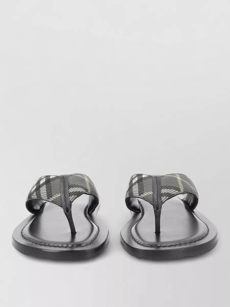 Burberry checked sandals