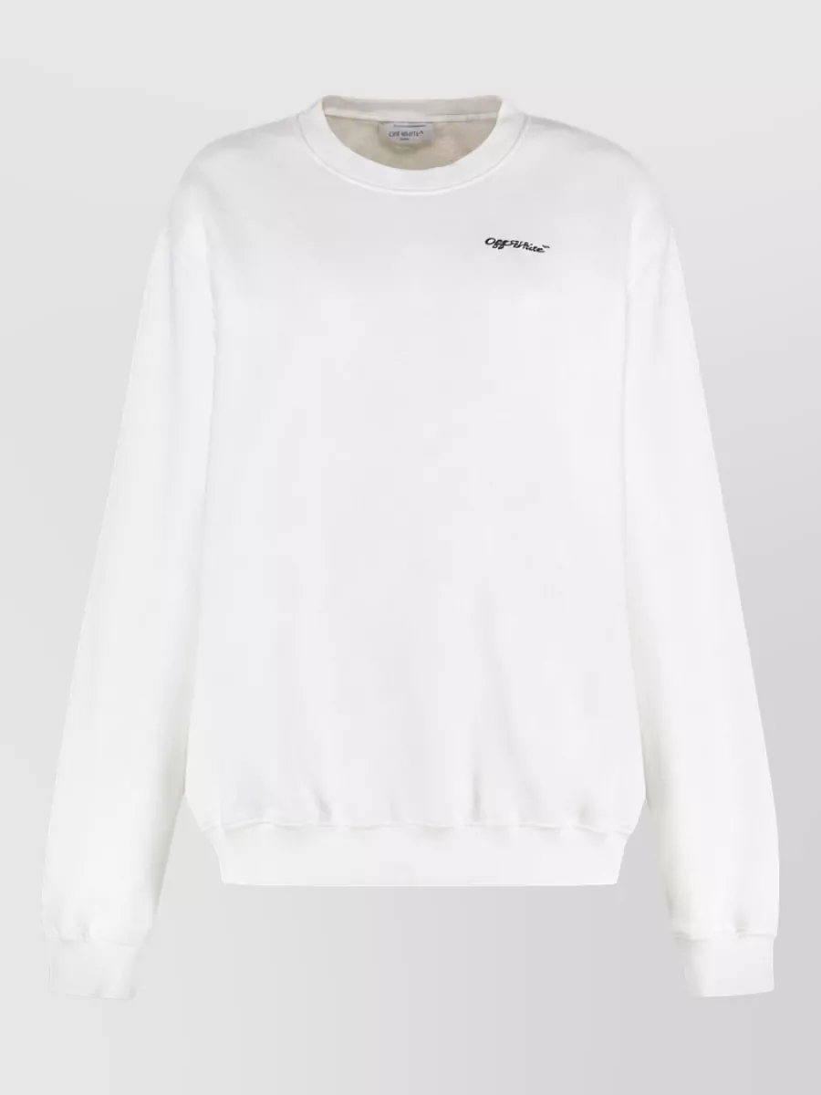 Off-White Cotton crew-neck sweatshirt