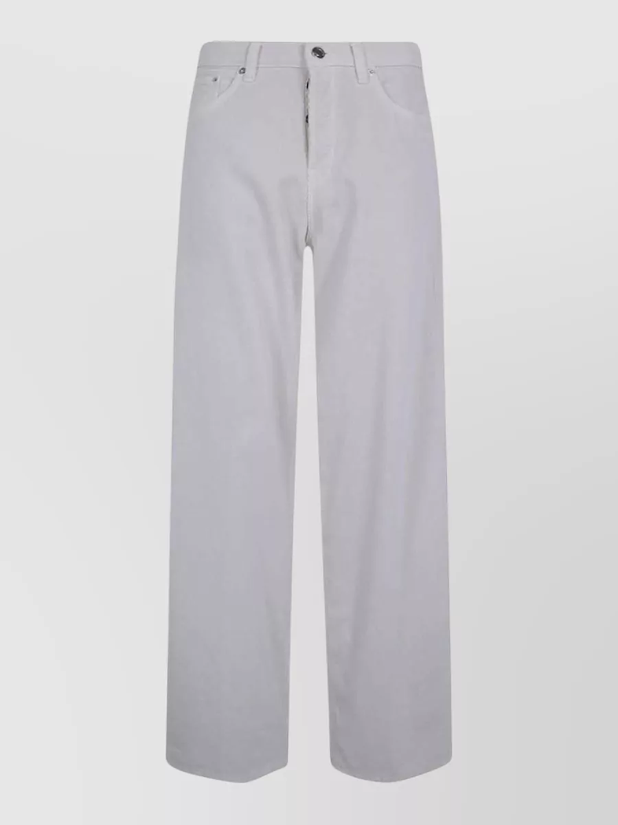 Haikure Bethany velvet pier wide-leg jeans