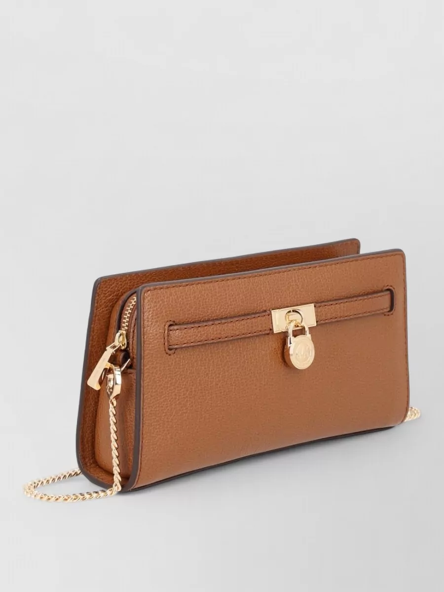 Michael Kors Chain Strap Rectangular Crossbody Bag Leather