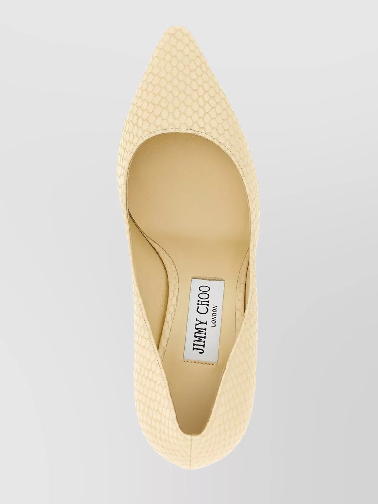 Jimmy Choo Leather Snake-Effect Pumps