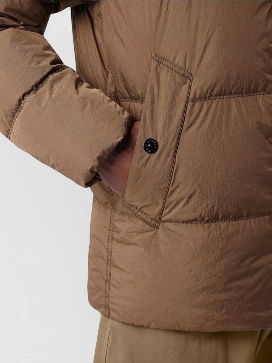 Stone Island Quilted Hooded Puffer Coat