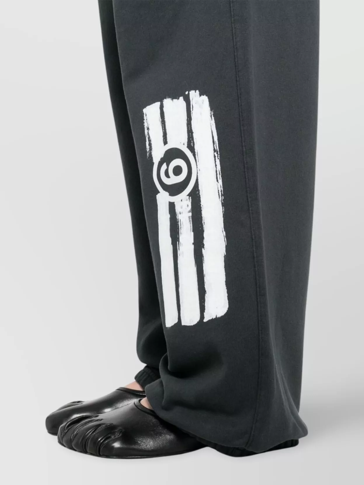 Mm6 Maison Margiela Straight Graphic Print Trousers