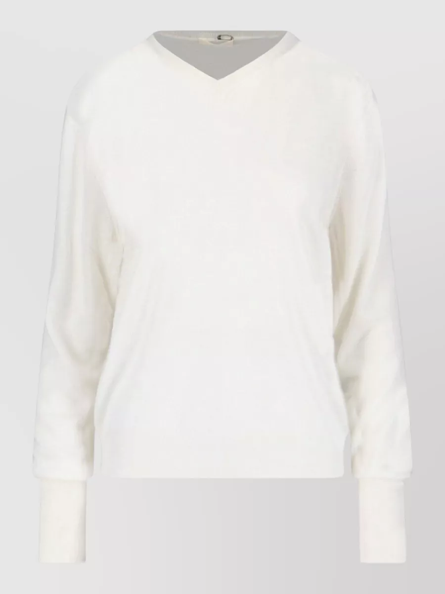 Ma'ry'ya silk cashmere wool crewneck jumper