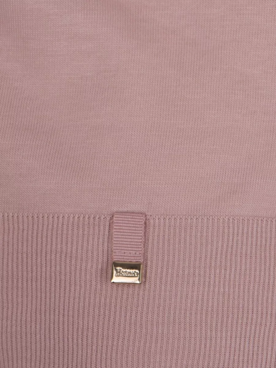 Herno Knitwear Top Short Sleeves Ribbed Hem