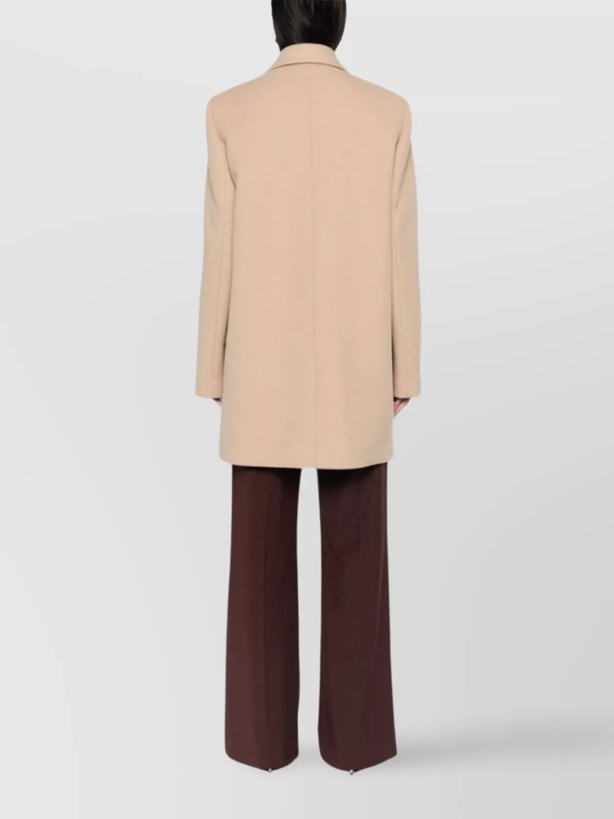 Jil Sander Short Double Breasted Tailor Made Crombie In Green