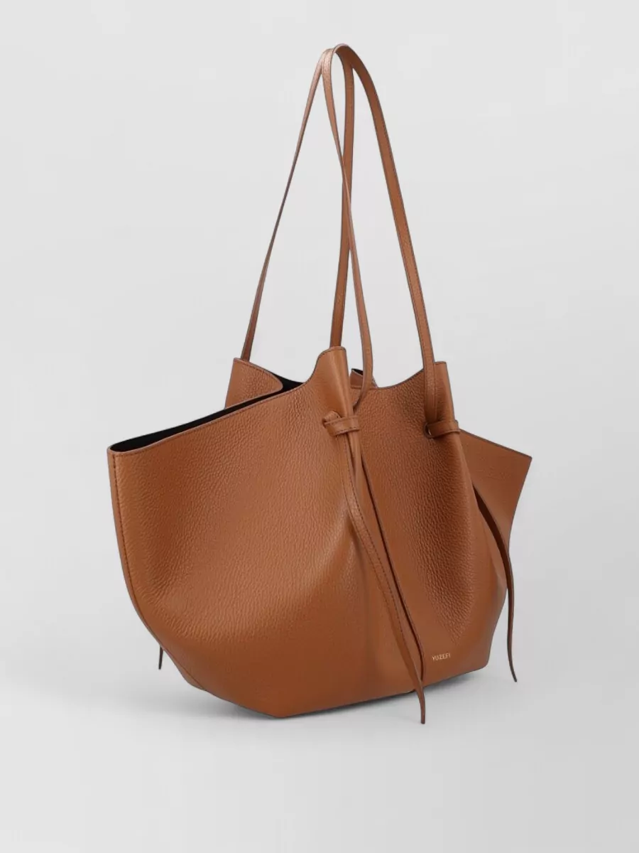 Yuzefi Mochi Large Leather Tote Bag