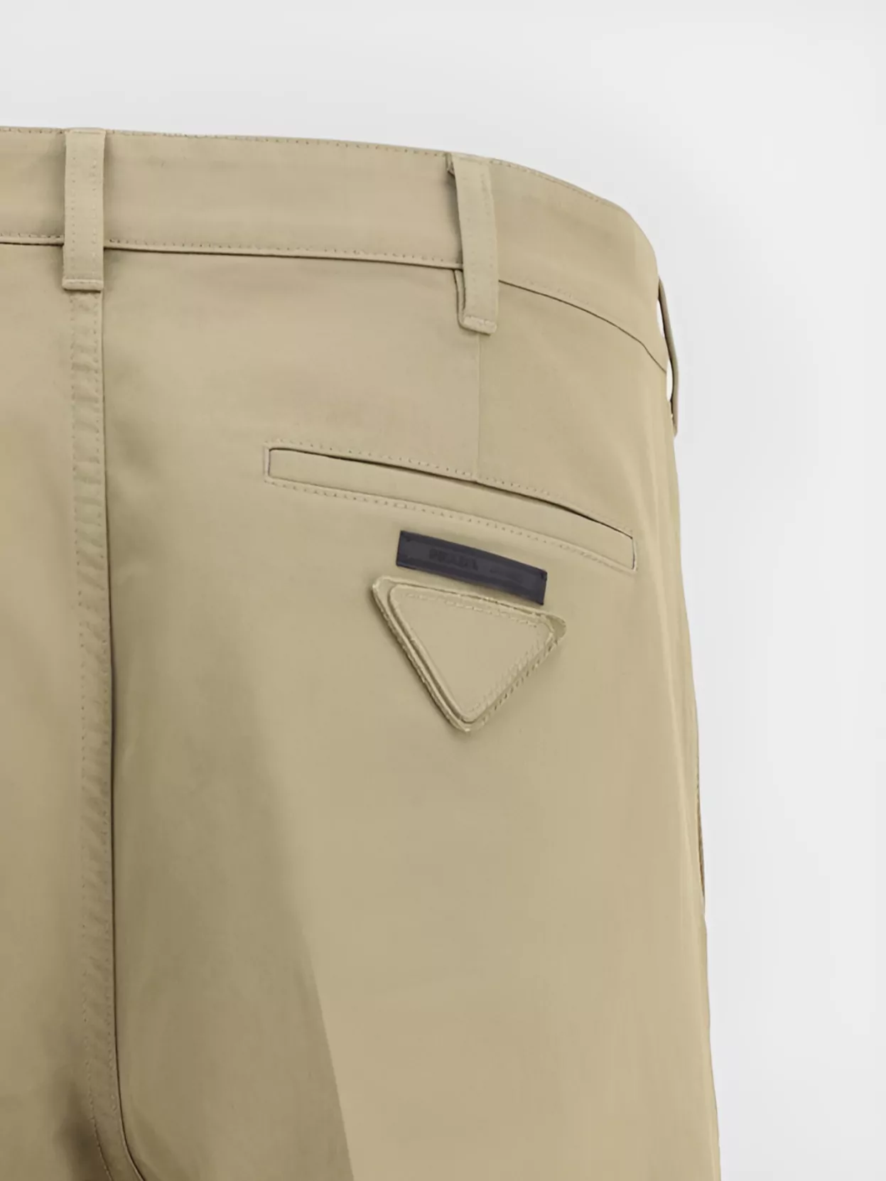 Prada Straight Leg Trousers With Pockets And Loops