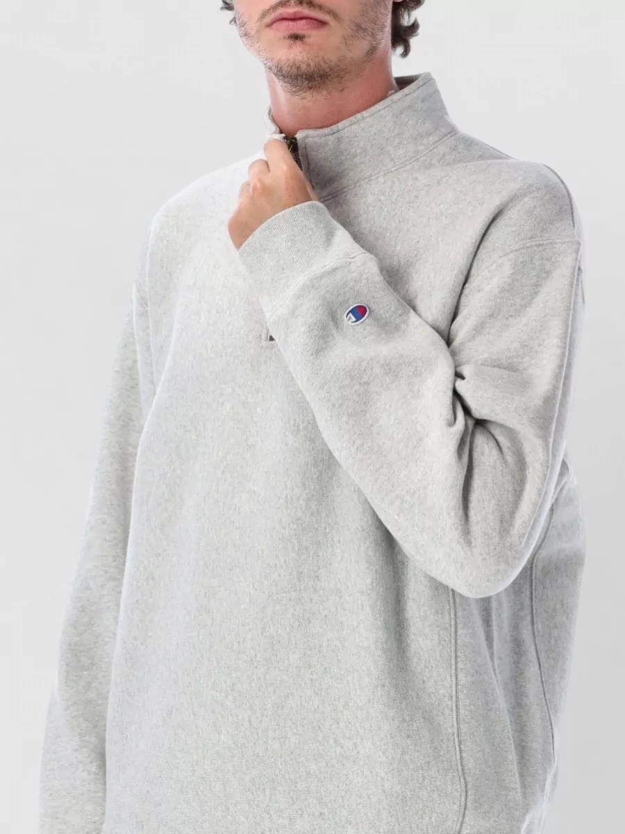 Champion Cotton Half Zip Sweatshirt
