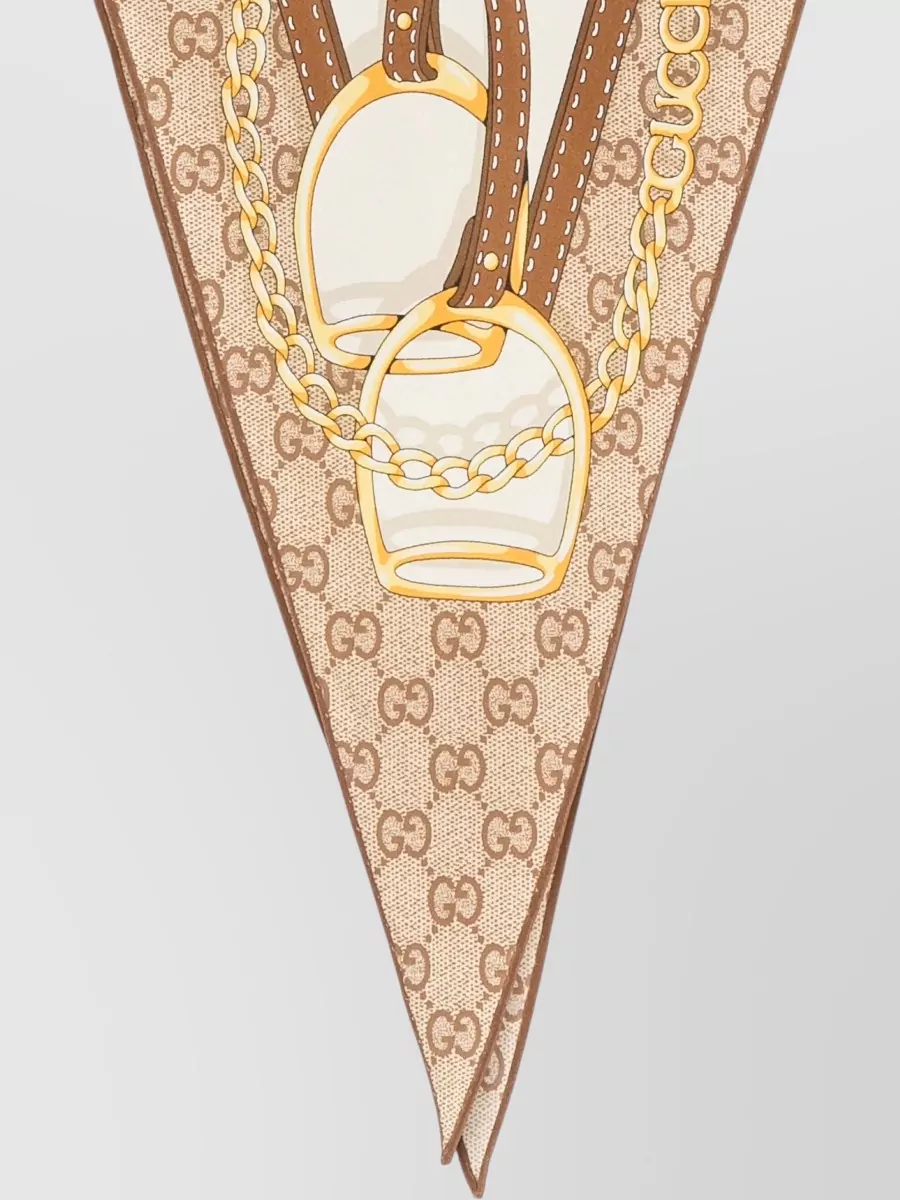 Gucci Silk Printed Scarf