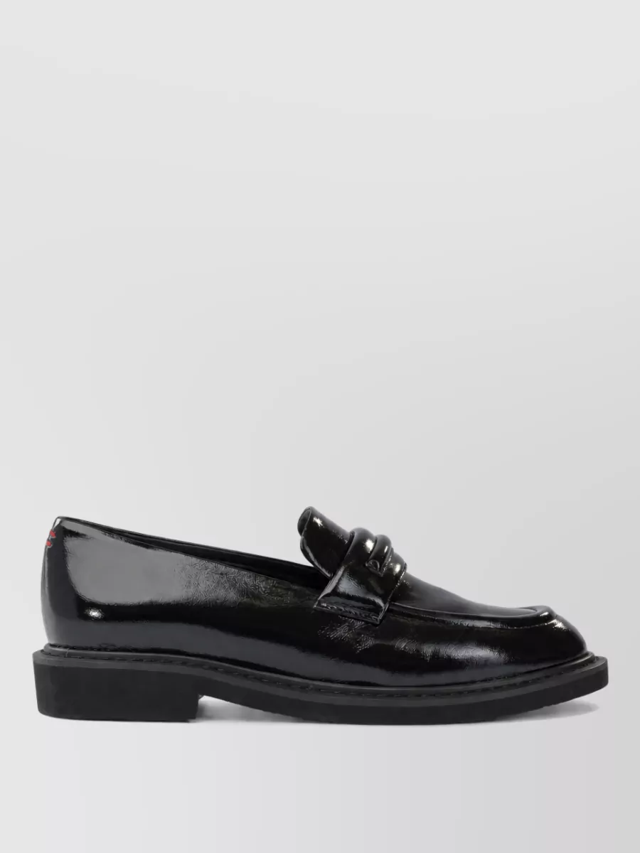 Halmanera Glossy Leather Loafers