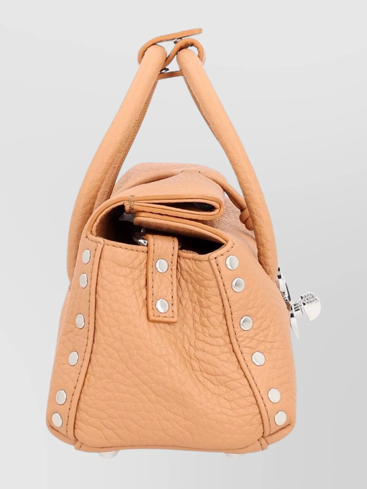 Zanellato Textured Shoulder Bag Adjustable Strap