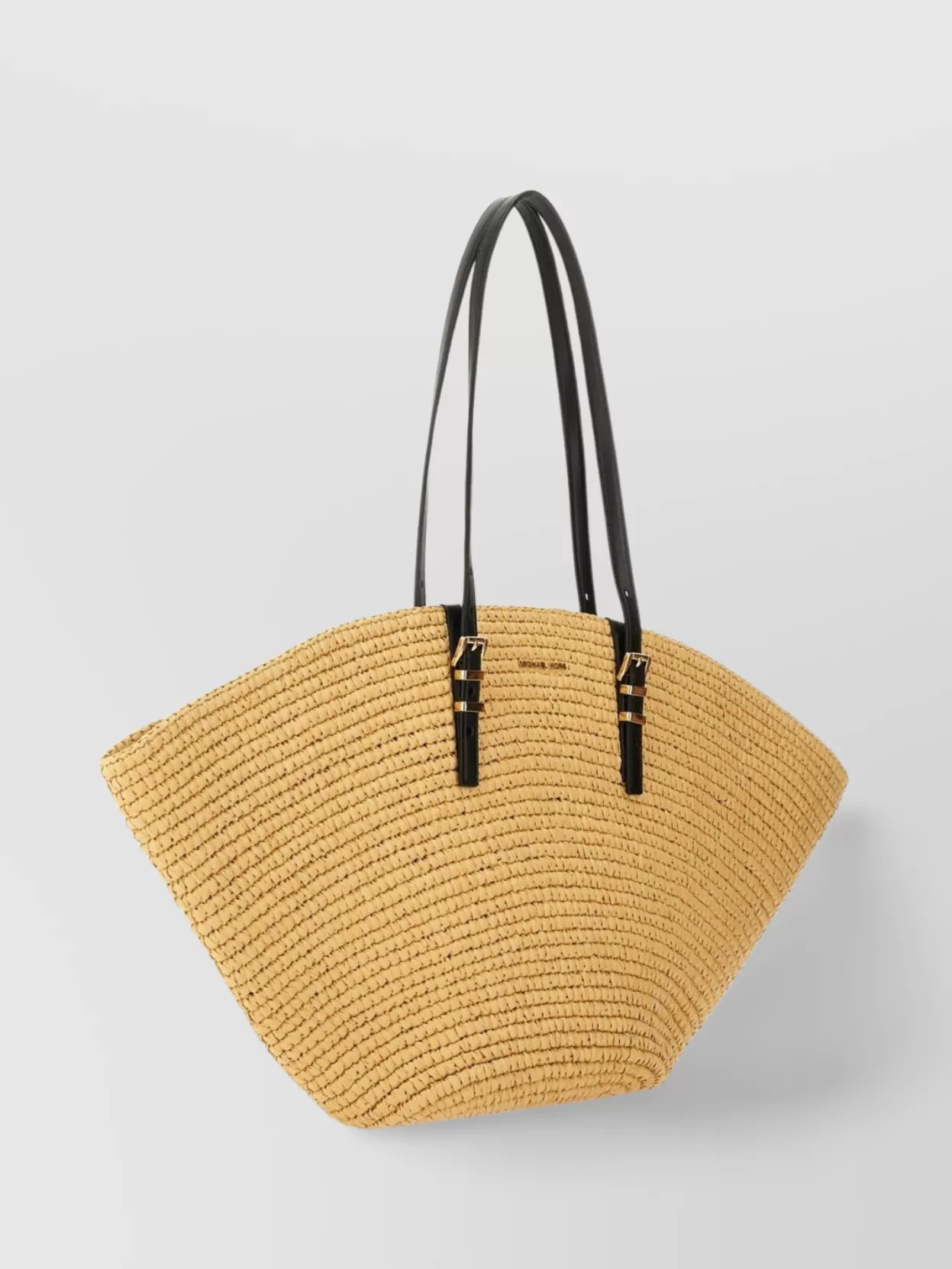 Michael Kors Structured Woven Texture Dual Handle Tote