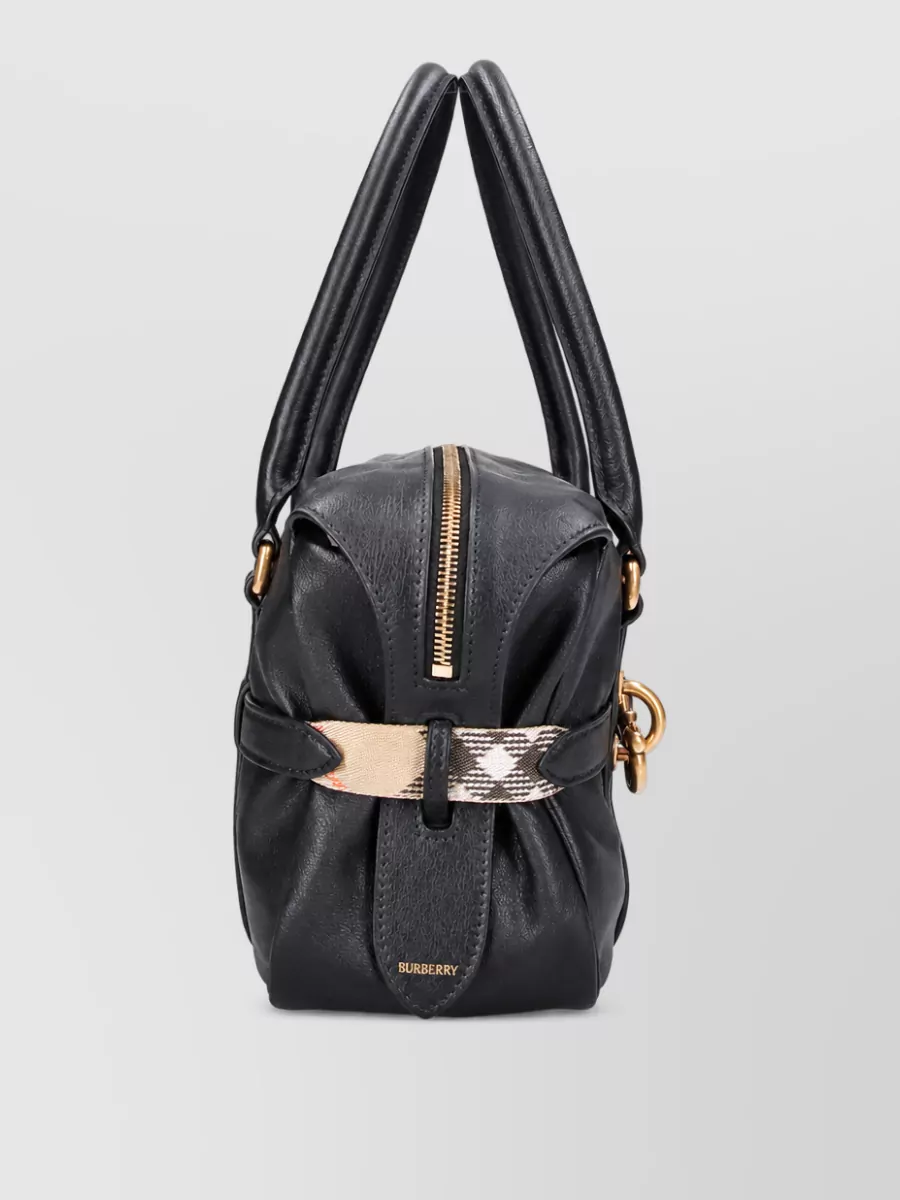 Burberry Calf Leather Tote Bag