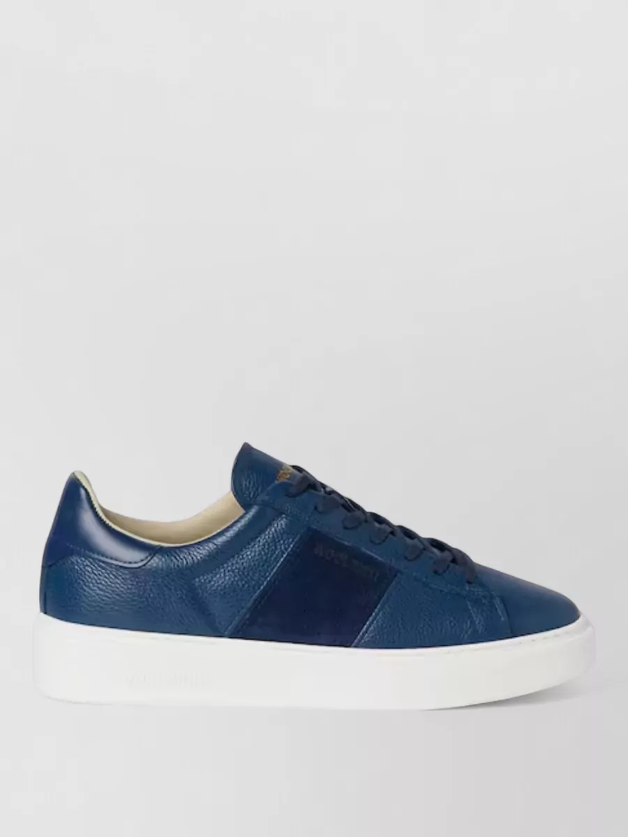 Woolrich Low Top Sneakers Round Toe Contrasting Sole