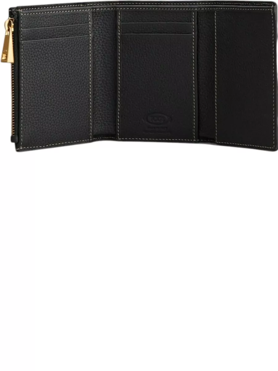 Tod's Leather Tri Fold Wallet