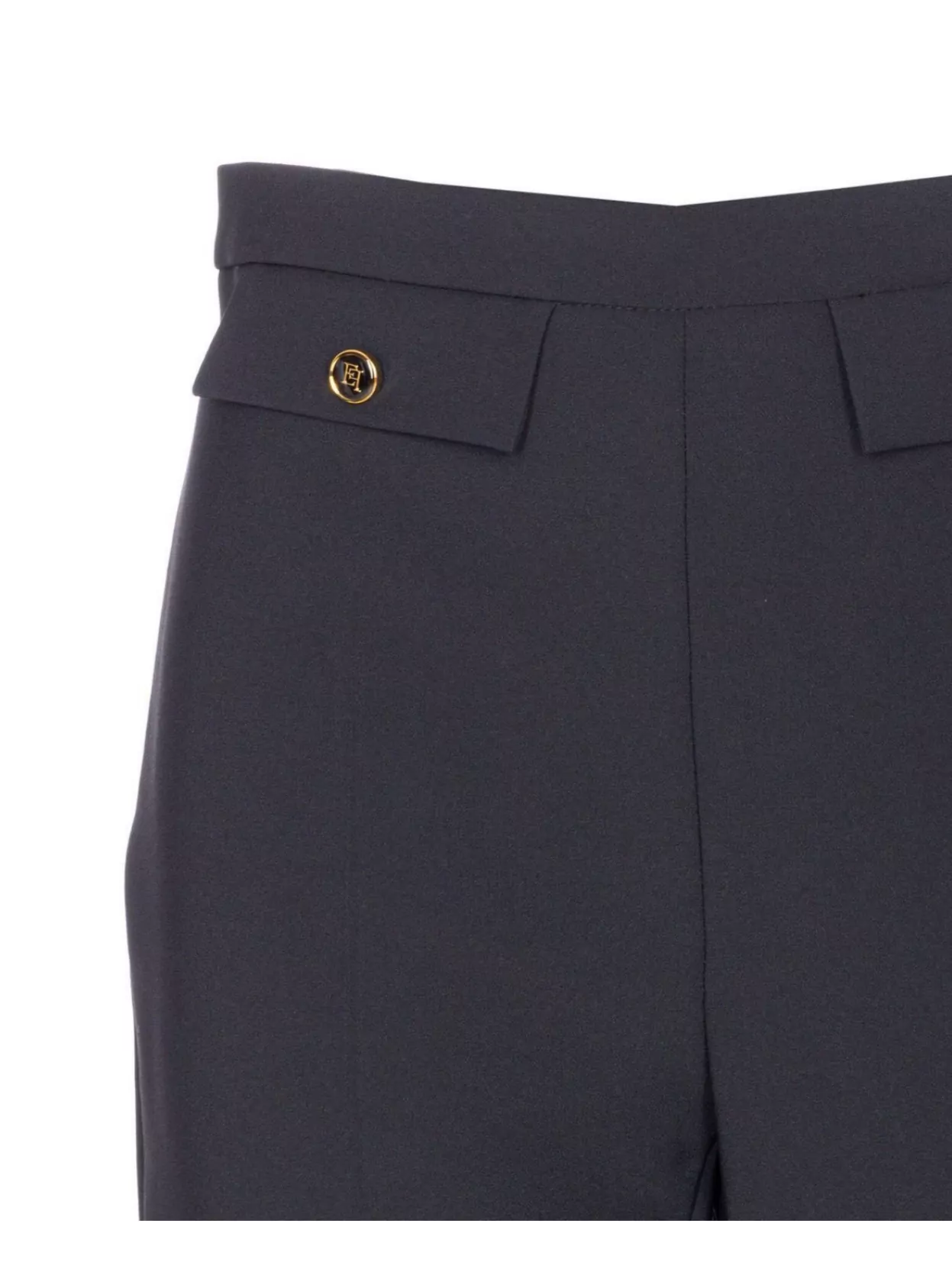 Elisabetta Franchi Trousers Straight Leg Belt Loops