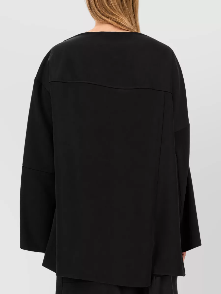 Jil Sander Silk Asymmetric Blouse