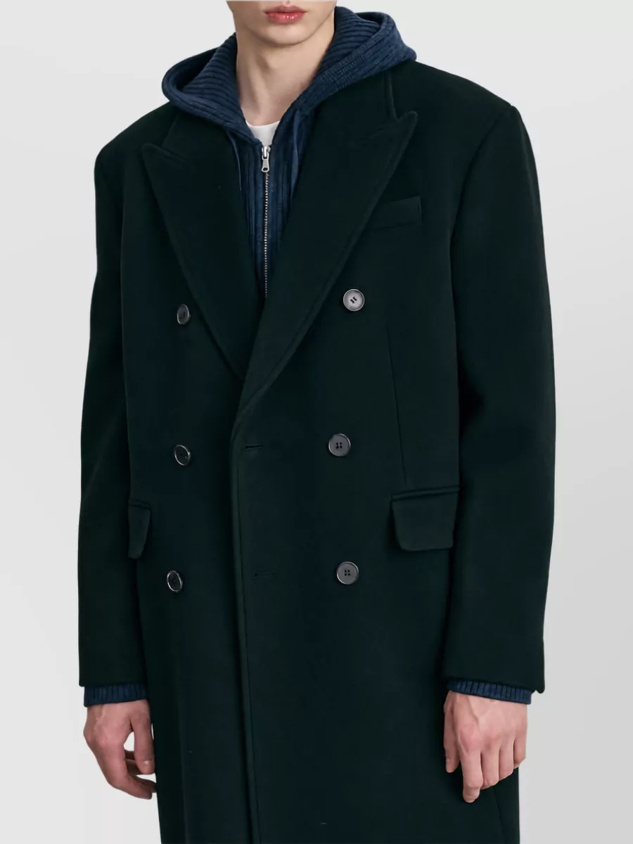 Dunst Wool Cashmere Double-Breasted Tailored Coat
