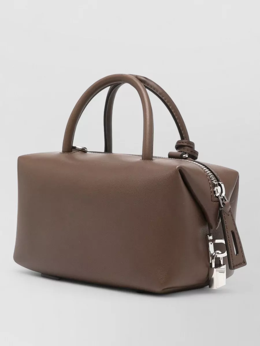 Max Mara Leather Holdalls Clutch Bag