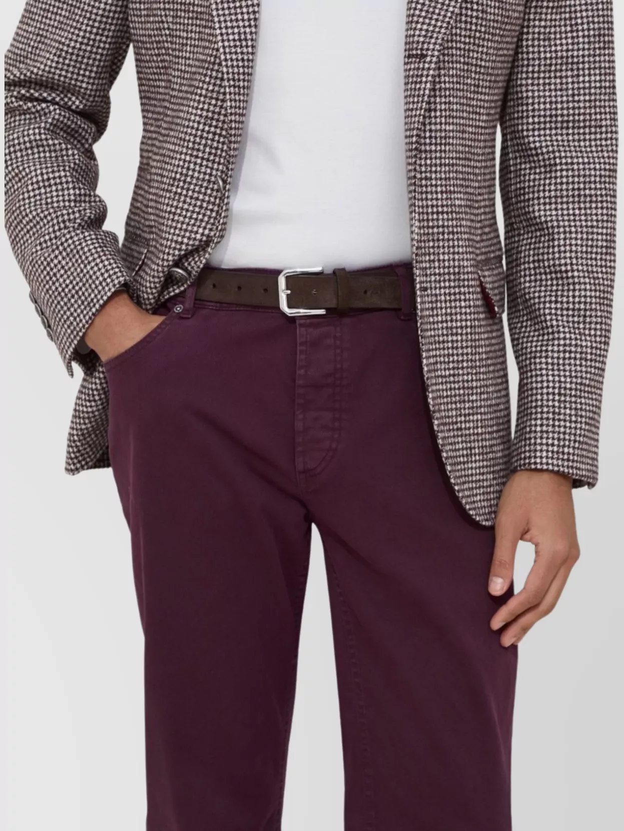 Brunello Cucinelli Cotton Trousers With Front And Back Pockets