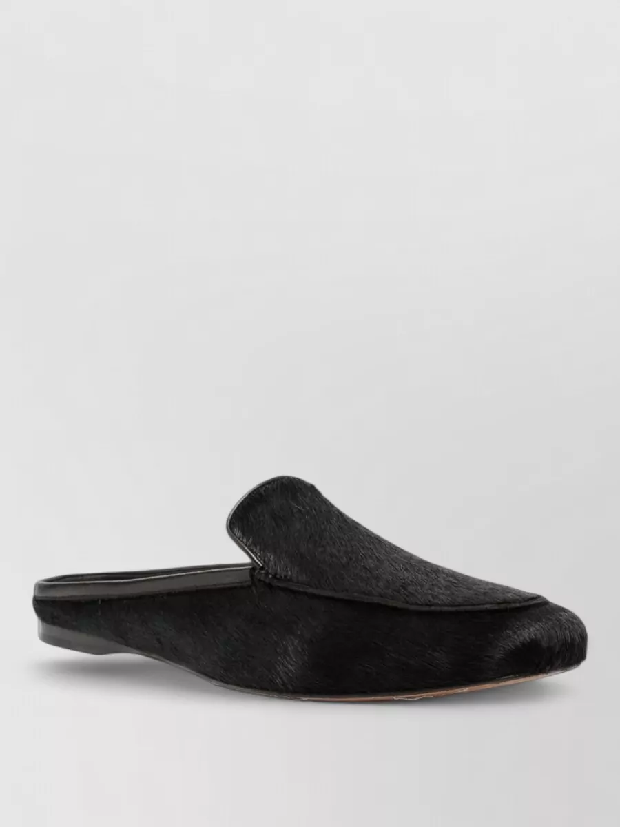 Forte Forte leather backless flat mules
