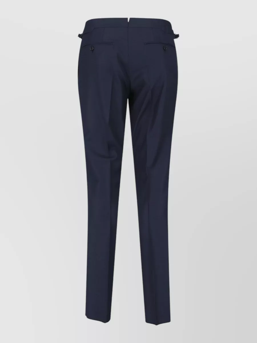 Tom Ford Tailored Suit Notch Lapel Flap Pockets