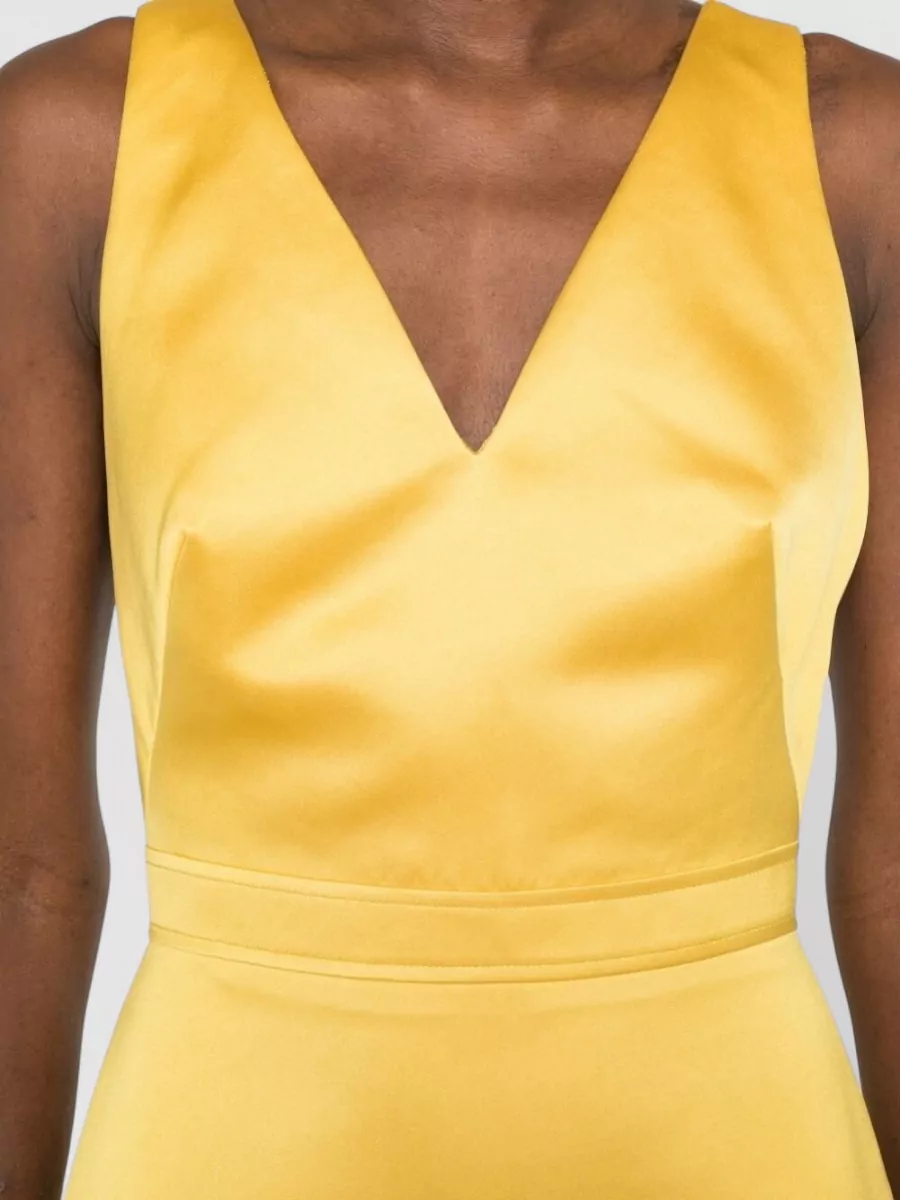 Elisabetta Franchi Midi Dress Fitted Waist Two Piece Set